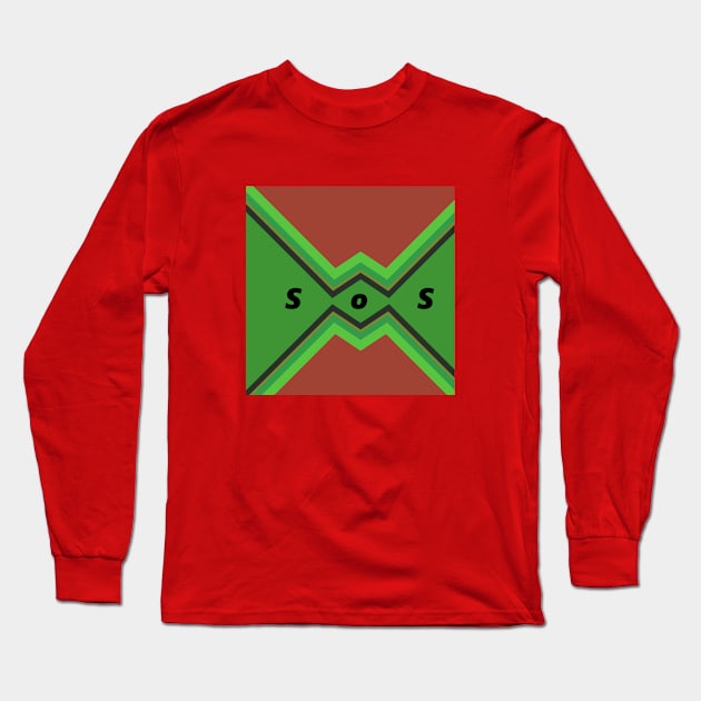 SOS Long Sleeve T-Shirt by Mercanos Inc.